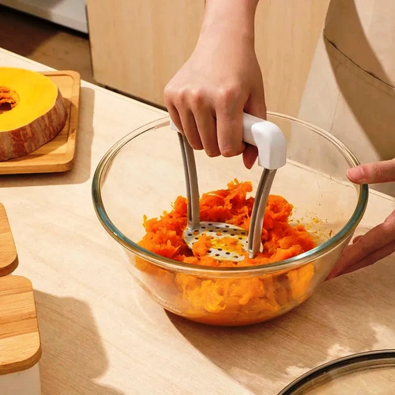 Potato Masher Plastic Potato Masher Rice Crusher Mud Press with Non-Slip Handle