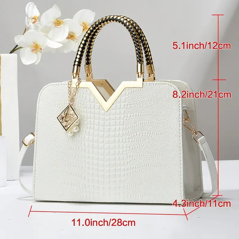 Shoulder Handbag Stylish PU Leather Handbag for women