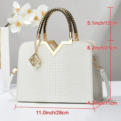 Shoulder Handbag Stylish PU Leather Handbag for women