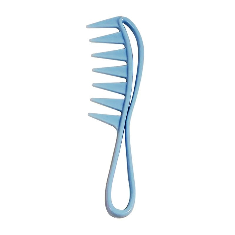 Shark Comb Toothed Plastic Comb with wide teeth suitable for dry wet Curling hair