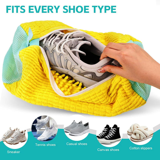 Shoes Washing Bag Reusable Laundry Net Machine Wash for All Shoe Types