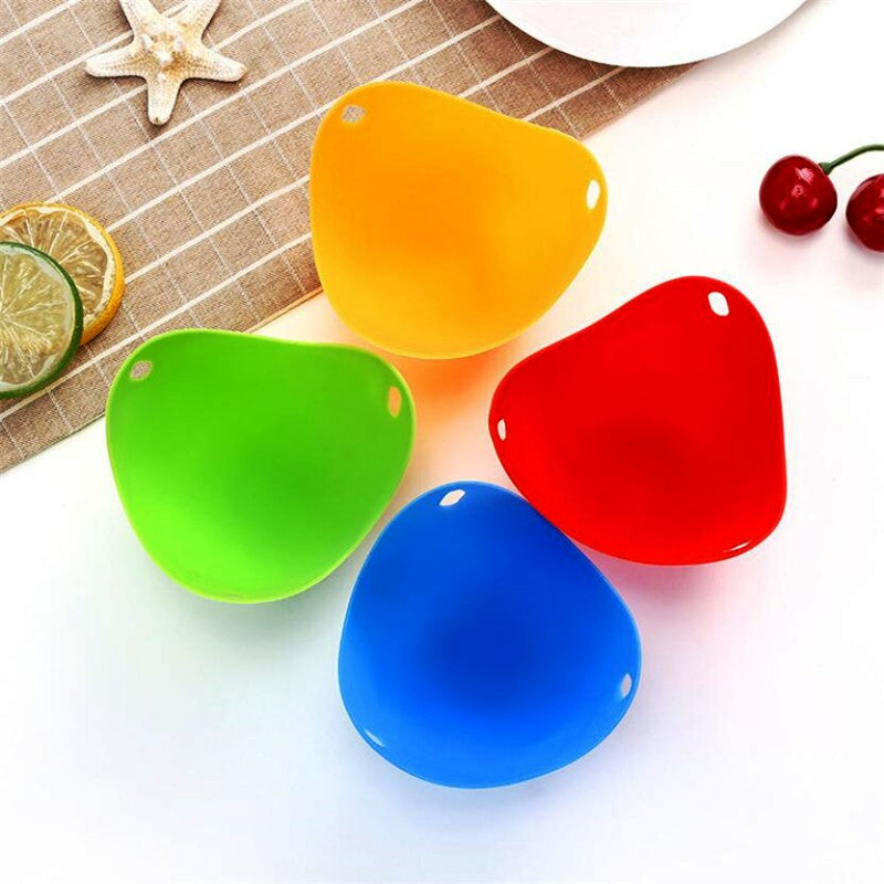 Egg Poacher Cups Silicone Poaching Pods Pan Poached Mould for Cooking eggs 4pcs