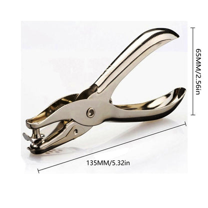 Puncher 6mm Manual Handheld Single Hole Puncher for Thick Paper A4 Sheets Cards