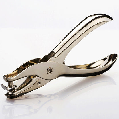 Puncher 6mm Manual Handheld Single Hole Puncher for Thick Paper A4 Sheets Cards