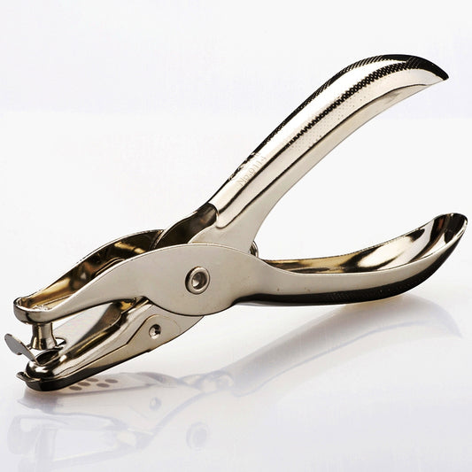 Puncher 6mm Manual Handheld Single Hole Puncher for Thick Paper A4 Sheets Cards