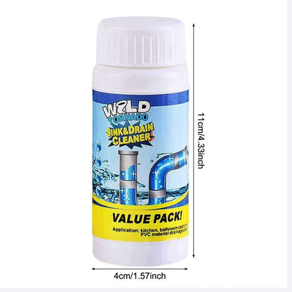 Powerful Sink Drain Cleaner Powder Fast Acting Toilet Sink Pipe Dredging Agent