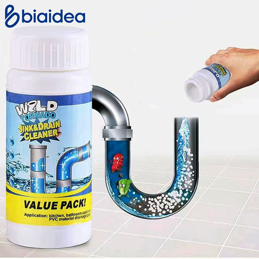 Powerful Sink Drain Cleaner Powder Fast Acting Toilet Sink Pipe Dredging Agent