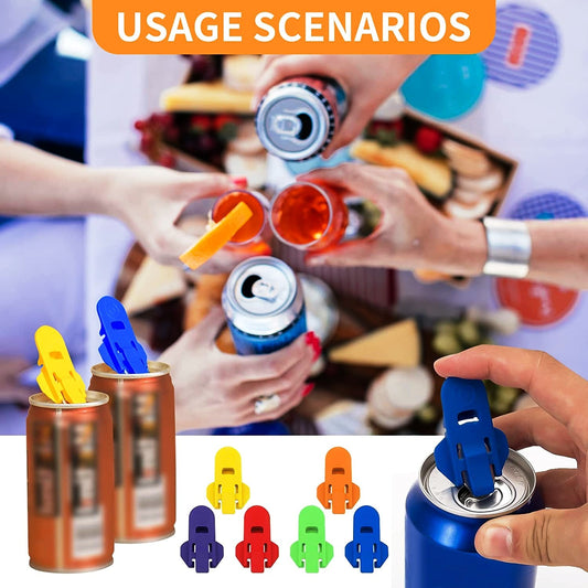 Can Opener 6pcs Fizzy Drink Soft Drink Top Ring Can Opener Cola Beer Can Opener