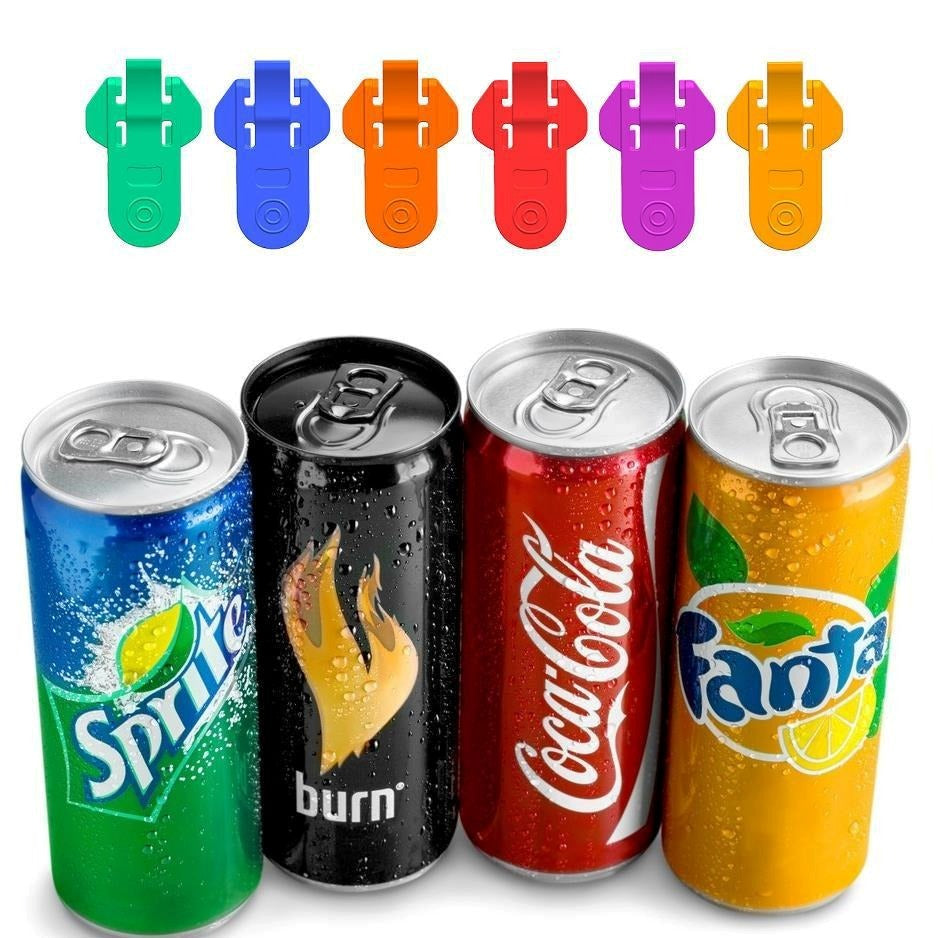 Can Opener 6pcs Fizzy Drink Soft Drink Top Ring Can Opener Cola Beer Can Opener