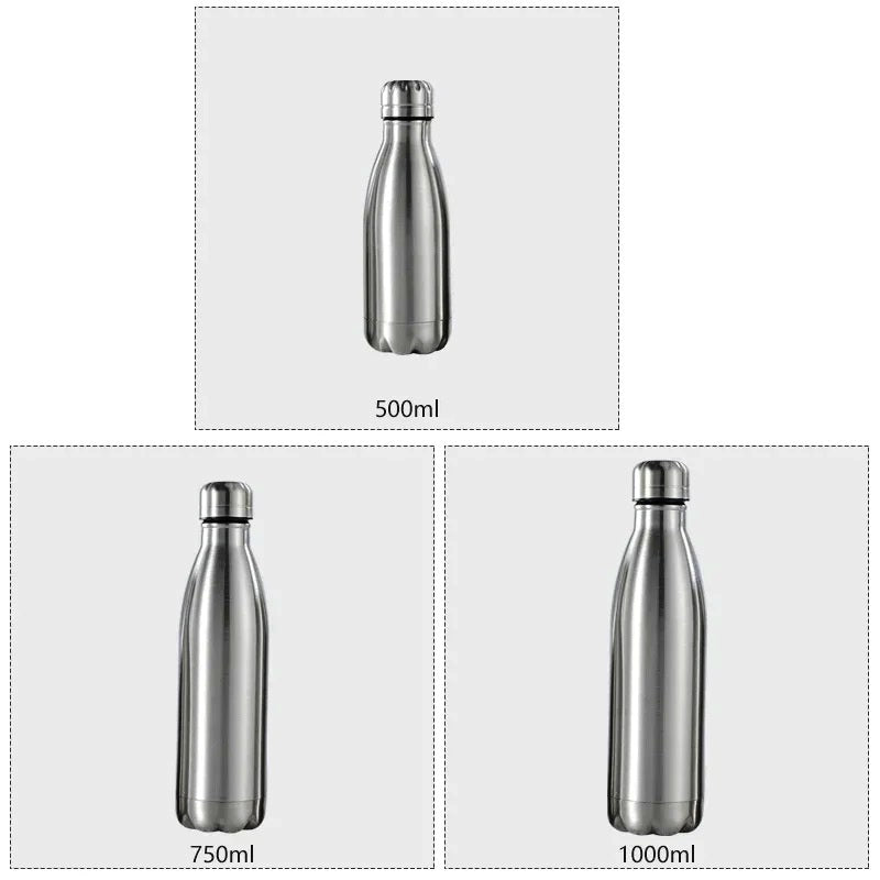 Water Bottle Stainless Steel Water Bottle Canteen Kettle Outdoor Camping Hiking