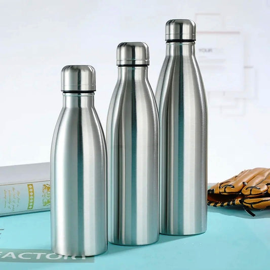 Water Bottle Stainless Steel Water Bottle Canteen Kettle Outdoor Camping Hiking