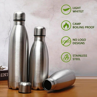 Water Bottle Stainless Steel Water Bottle Canteen Kettle Outdoor Camping Hiking