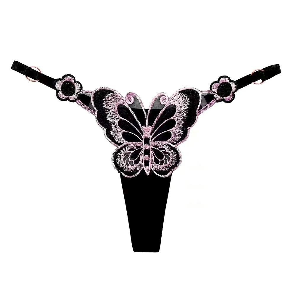 Thong Knicker Women G-String Mesh Pantie Adjustable Low Waist Underwear Euro Style