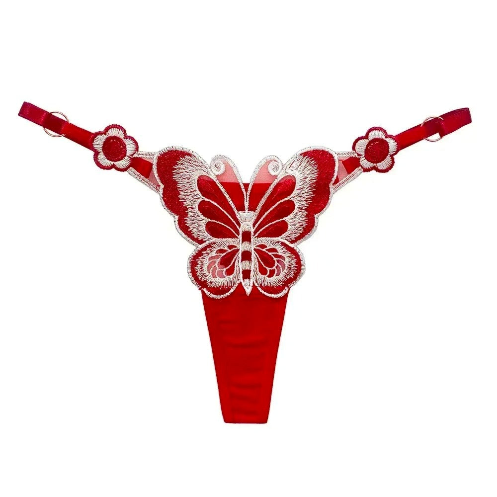 Thong Knicker Women G-String Mesh Pantie Adjustable Low Waist Underwear Euro Style
