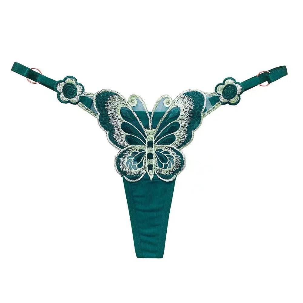 Thong Knicker Women G-String Mesh Pantie Adjustable Low Waist Underwear Euro Style
