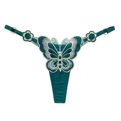 Thong Knicker Women G-String Mesh Pantie Adjustable Low Waist Underwear Euro Style