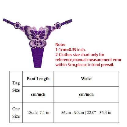Thong Knicker Women G-String Mesh Pantie Adjustable Low Waist Underwear Euro Style