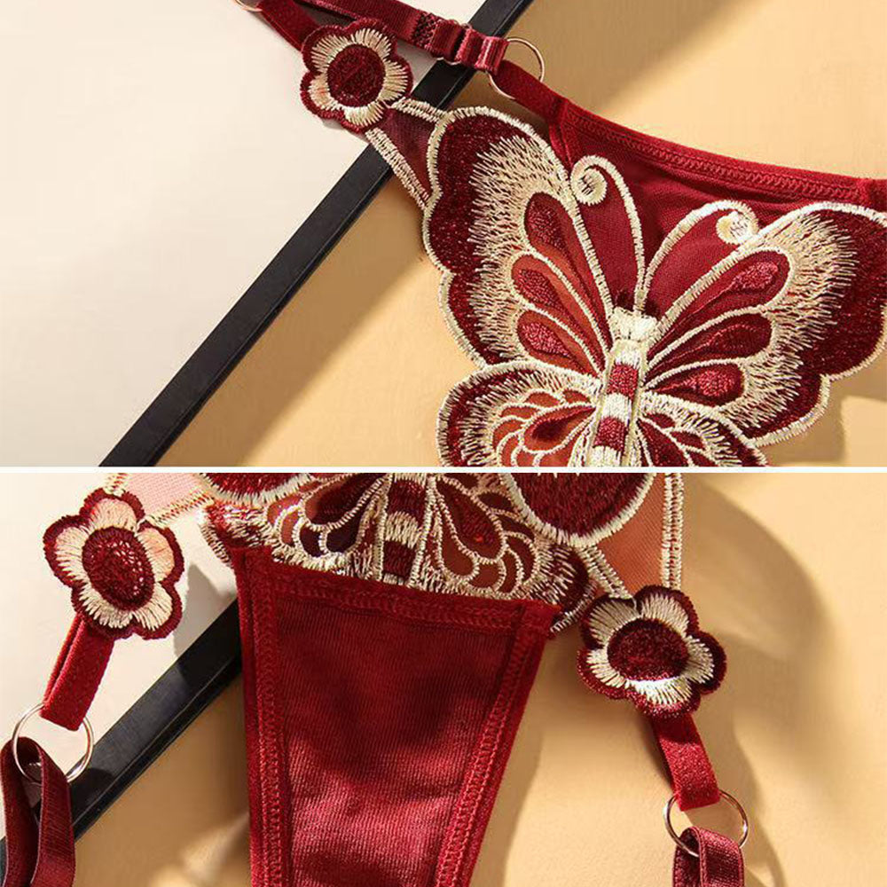 Thong Knicker Women G-String Mesh Pantie Adjustable Low Waist Underwear Euro Style