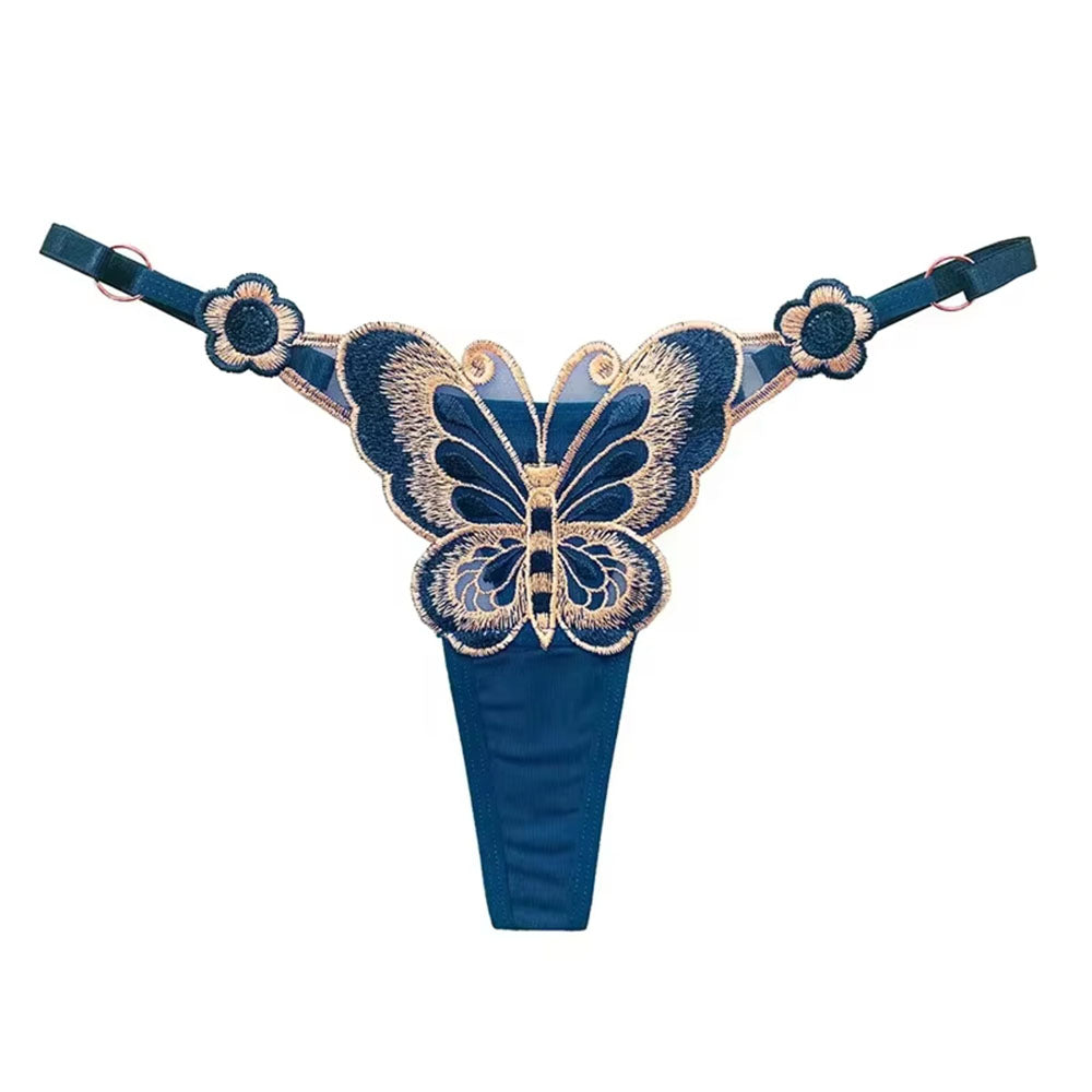 Thong Knicker Women G-String Mesh Pantie Adjustable Low Waist Underwear Euro Style