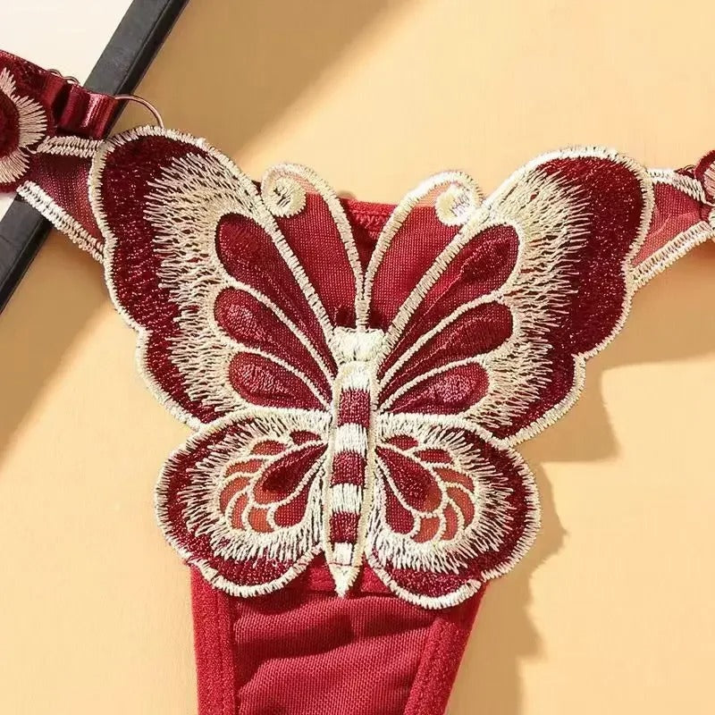 Thong Knicker Women G-String Mesh Pantie Adjustable Low Waist Underwear Euro Style