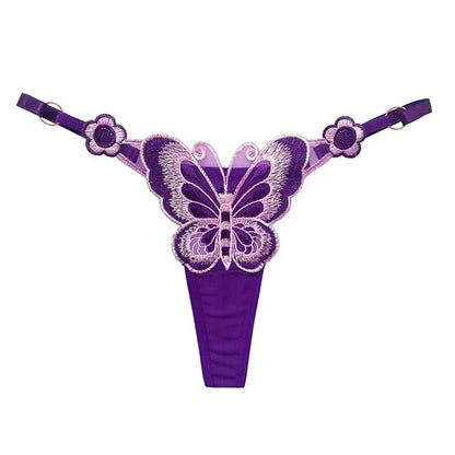 Thong Knicker Women G-String Mesh Pantie Adjustable Low Waist Underwear Euro Style