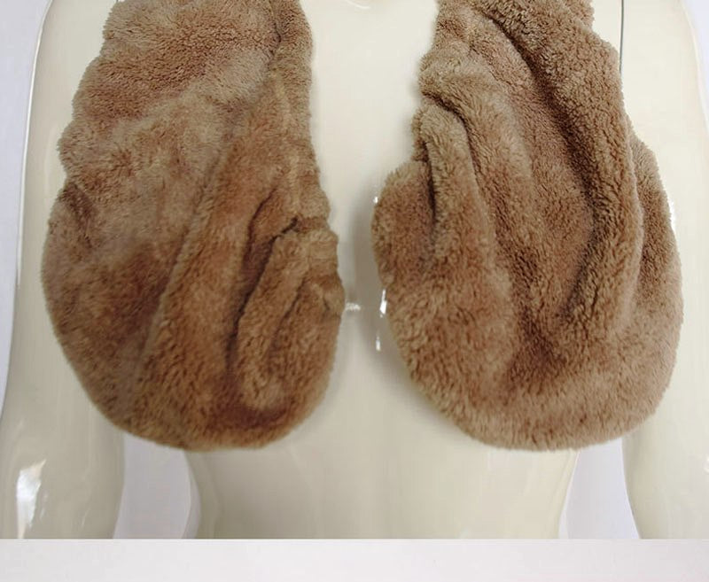 Bra Top Bath Towel Hanging Neck Breathable Women Bra Top Style Sweat Absorbent