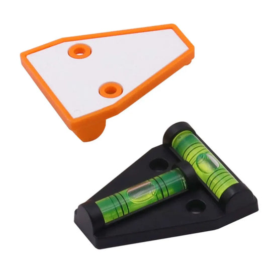 RV Caravan Spirit Level Triangle T-Type Camper Leveling Plastic Measuring Gauge