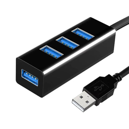 High Speed 4 Port USB Hub 2.0 USB Cable Divider Charger Extension Cables USB Splitter Adapter for PC Computer Accessories