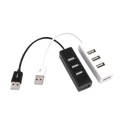 High Speed 4 Port USB Hub 2.0 USB Cable Divider Charger Extension Cables USB Splitter Adapter for PC Computer Accessories