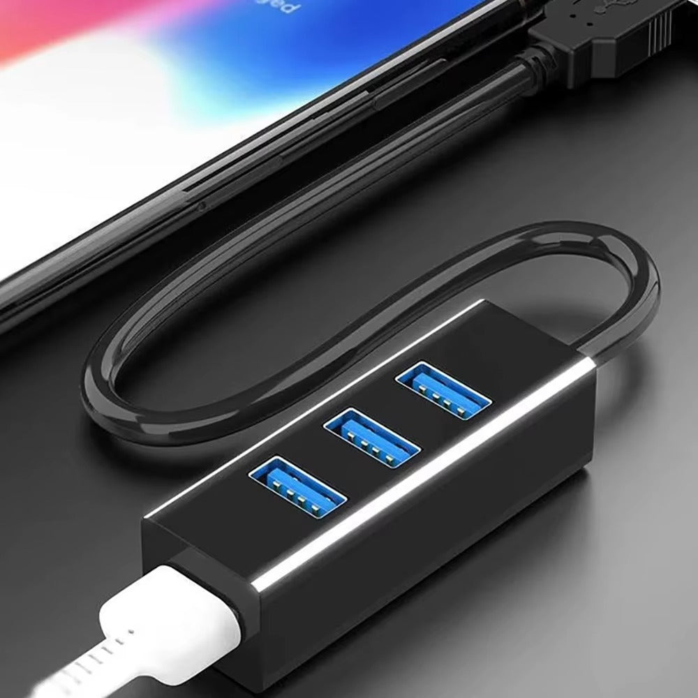 High Speed 4 Port USB Hub 2.0 USB Cable Divider Charger Extension Cables USB Splitter Adapter for PC Computer Accessories