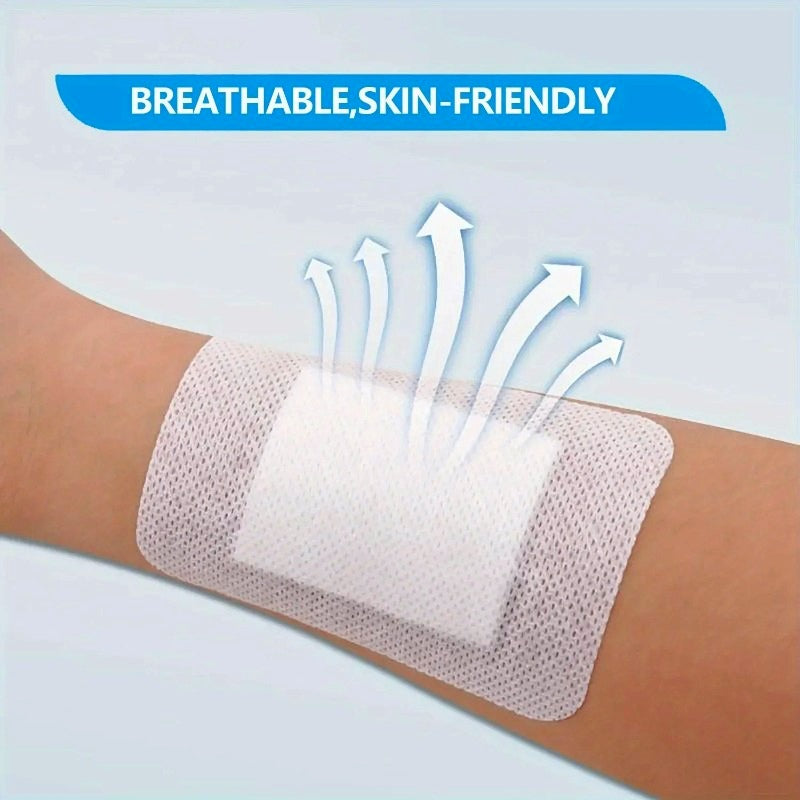 50pcs Bandage Wound Dressings Hypoallergenic non-woven medical First Aid Plasters