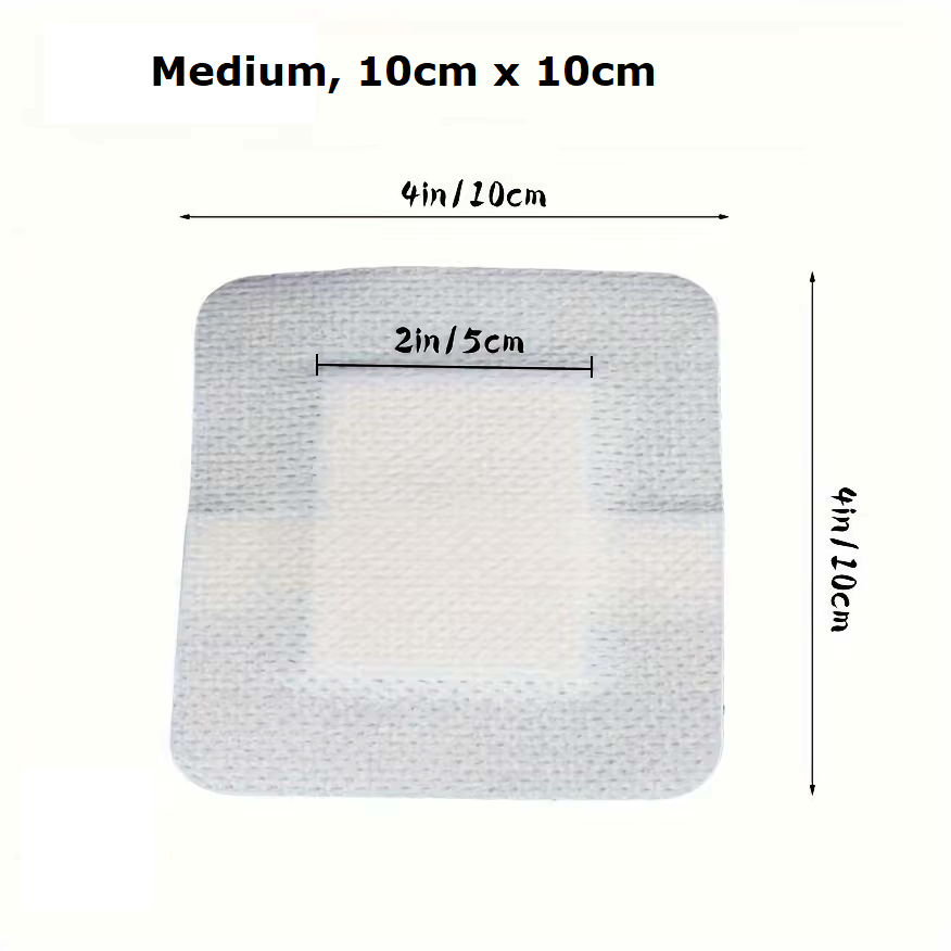 50pcs Bandage Wound Dressings Hypoallergenic non-woven medical First Aid Plasters