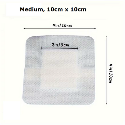50pcs Bandage Wound Dressings Hypoallergenic non-woven medical First Aid Plasters