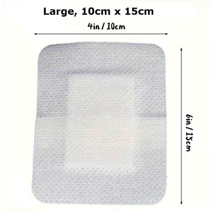 50pcs Bandage Wound Dressings Hypoallergenic non-woven medical First Aid Plasters