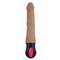 Realistic Warming 7 inch Vibrating Dildo Brown