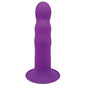 Adrien Lastic Dual Density Cushioned Core Vibrating Suction Cup Ribbed Silicone Dildo 7 Inch