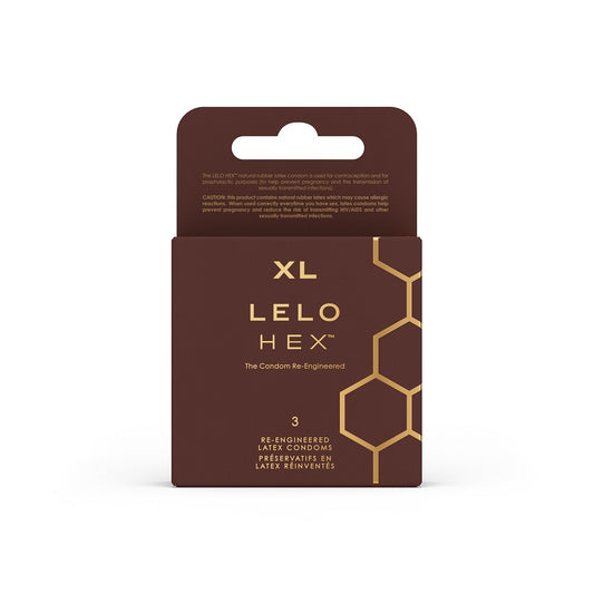 LELO HEX Condoms Respect XL 3 pack