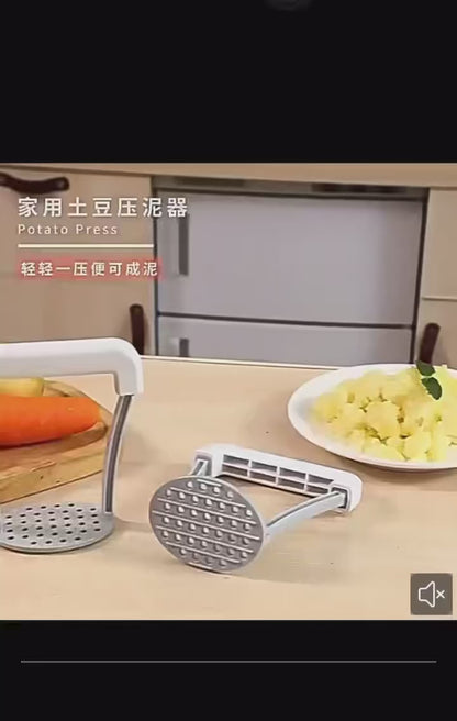 Potato Masher Plastic Potato Masher Rice Crusher Mud Press with Non-Slip Handle