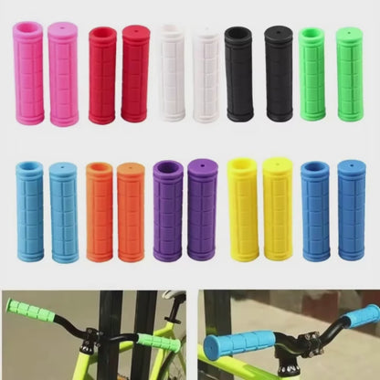 BMX Bicycle Handlebar Grips Sleeve Rubber Handle Grips for Mountain Bike Bicycle