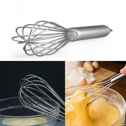 Stainless Steel Hand Whisk Mixer Balloon Milk Egg Beater Kitchen Cooking Tool