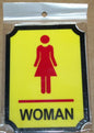 Door Sign Toilet Door Sign Ladies Sign Women Peel & Stick Size 8x11cm 1pcs