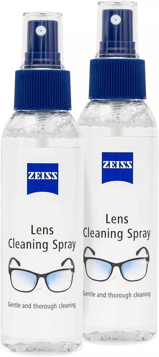 Lens Cleaning Spray 2 x 120ml ZEISS Cleansing Optical Surfaces Glass and Plastic