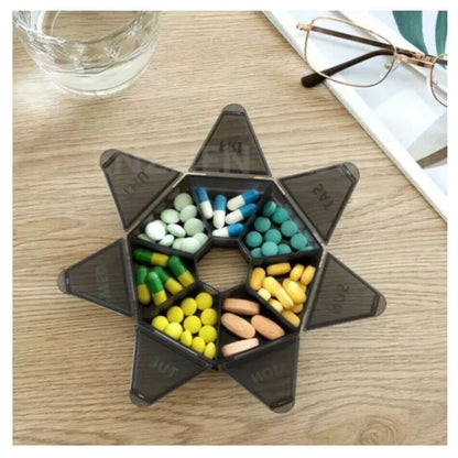 Daily Pill Box 7 Day Week Weekly Organiser Storage Medicine Tablet Dispenser
