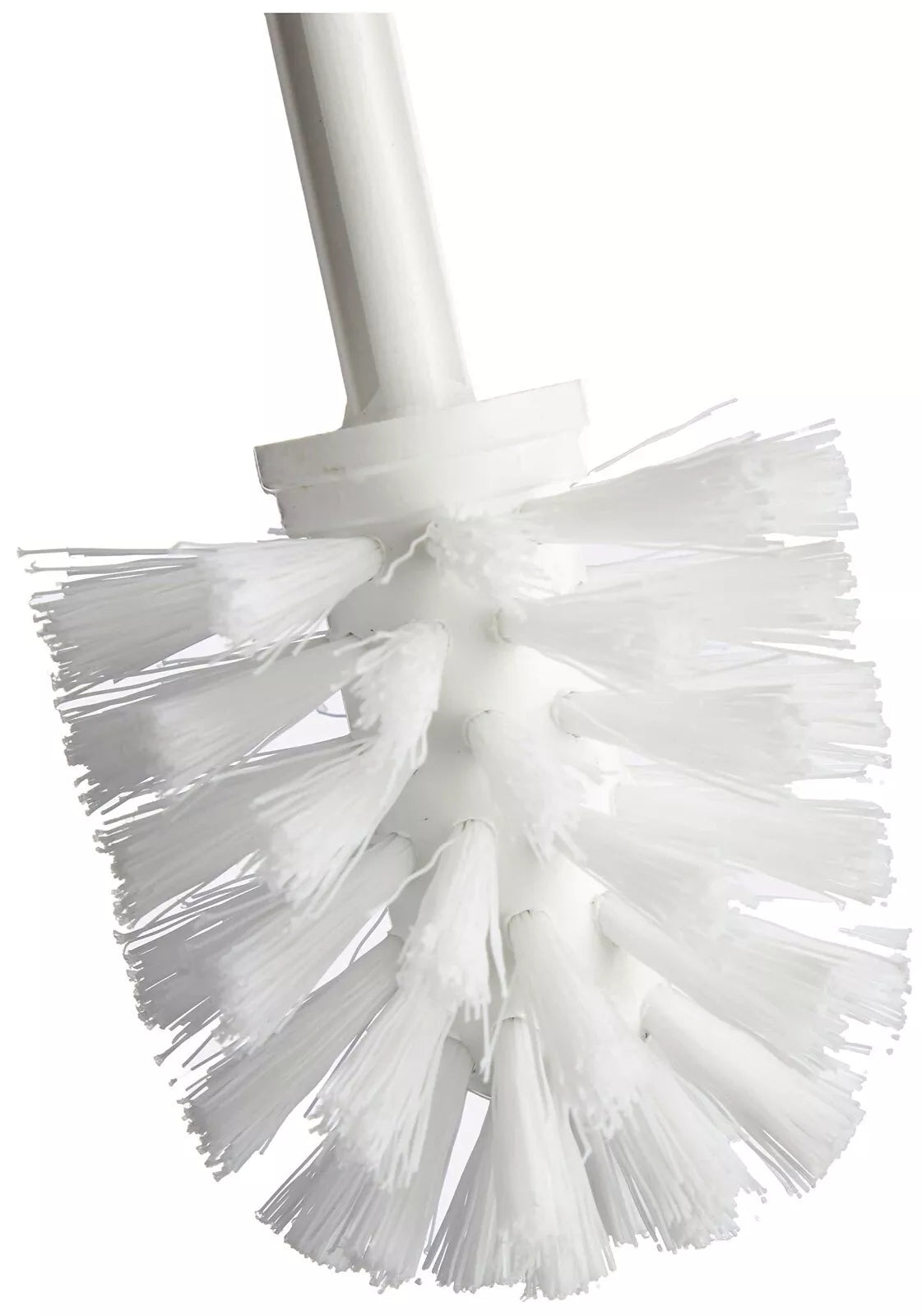 Toilet Brush with Potted Holder White one size Easy to use easy to store