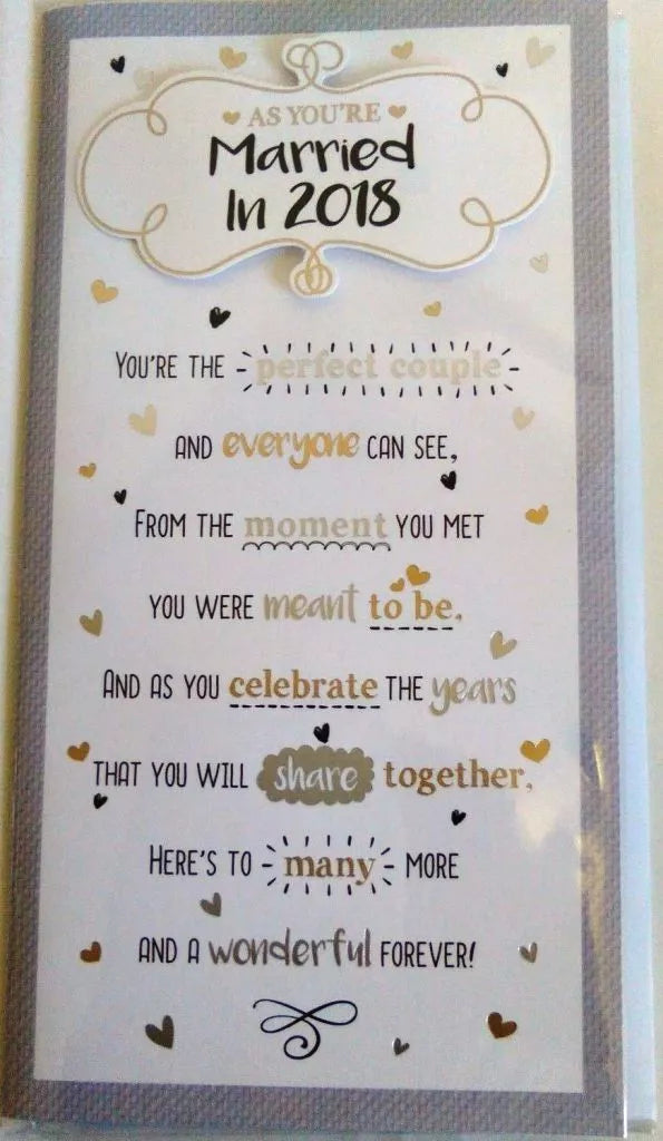 Congratulations Card As You're Married In 2018 Greeting Cards