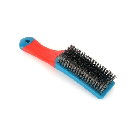 Heavy Duty small Wire Brush Stainless Steel Bristles Plastic Handle Rust Paint Remover