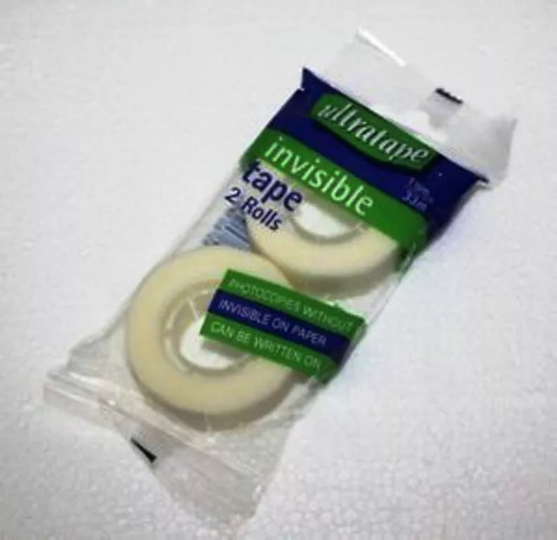 invisible tape 19mm x 33m INVISIBLE MENDING TAPE (2 ROLL PER PACK)