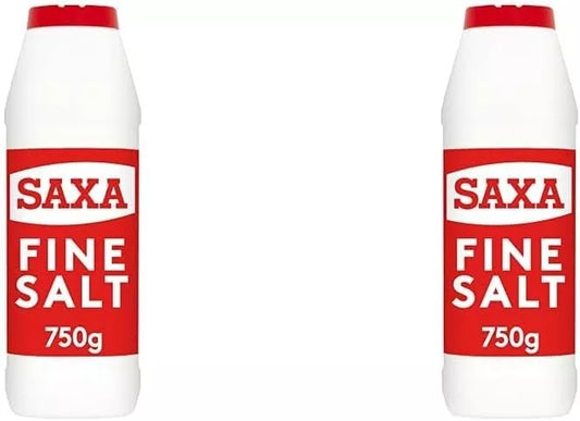 Table Salt Saxa Table Salt Drum 750g Pack of 2