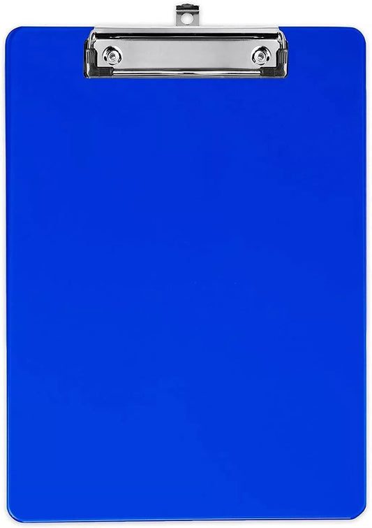 Blue Clipboard A4 Office Document Storage Paper Holder 9 x 12 inch