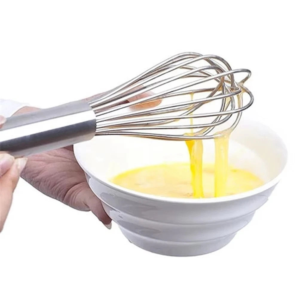 Stainless Steel Hand Whisk Mixer Balloon Milk Egg Beater Kitchen Cooking Tool